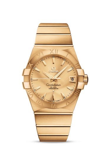 Omega Constellation Co-Axial 38 Yellow Gold / Champagne